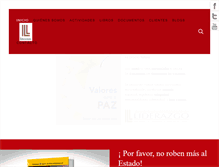Tablet Screenshot of liderazgo.org.co